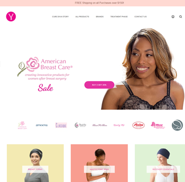 Cure Diva Website's Home Page | Deftsoft SEO