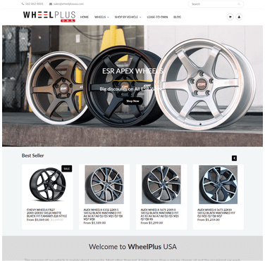 Wheel Plus Website's Case Study